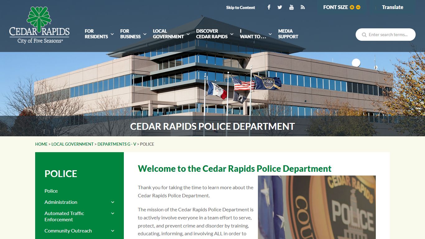 Cedar Rapids Police Department - cms8.revize.com